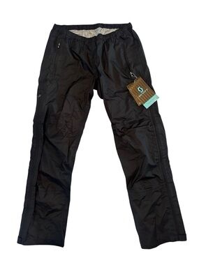 Scott Vikos NWT Waterproof Rain Pants Black Cycling Packable Size Medium